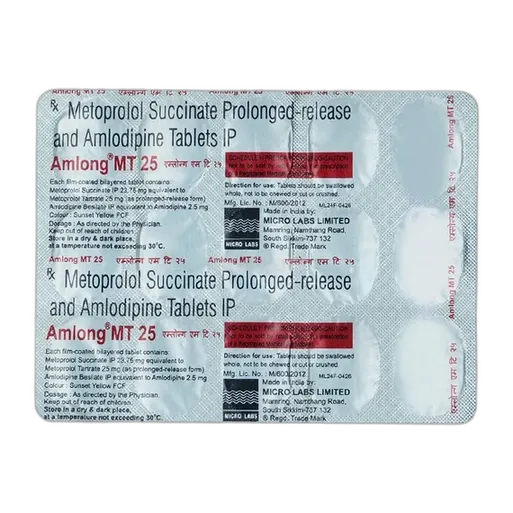 amlong mt 25mg tablet 15's